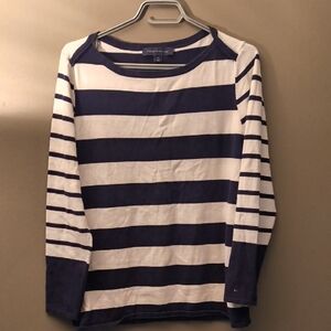 Women's Tommy Hilfiger - Blue and White Striped Shirt
